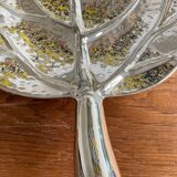 Large leaf-shaped centerpiece tray