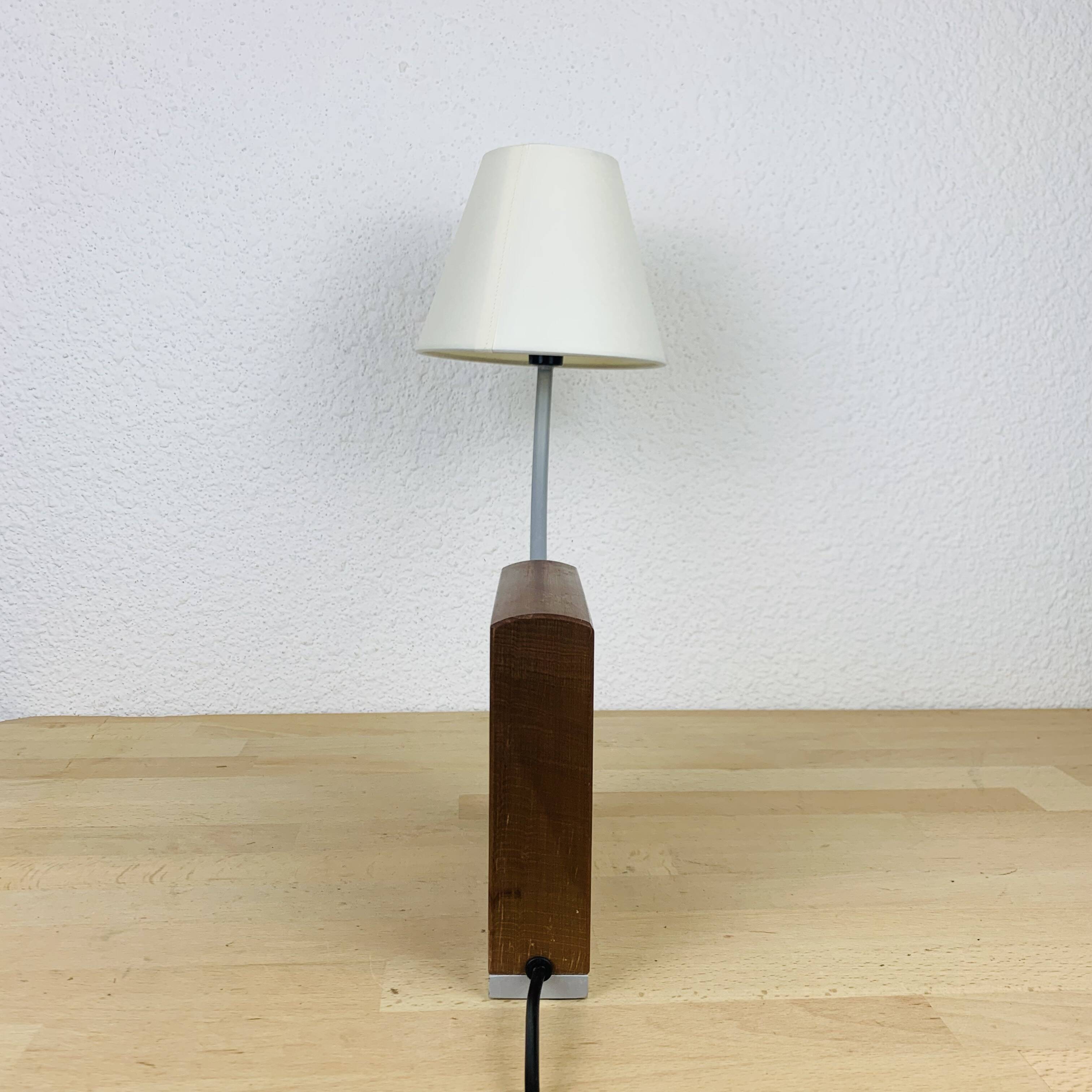 Vintage Ligne Roset teak lamp