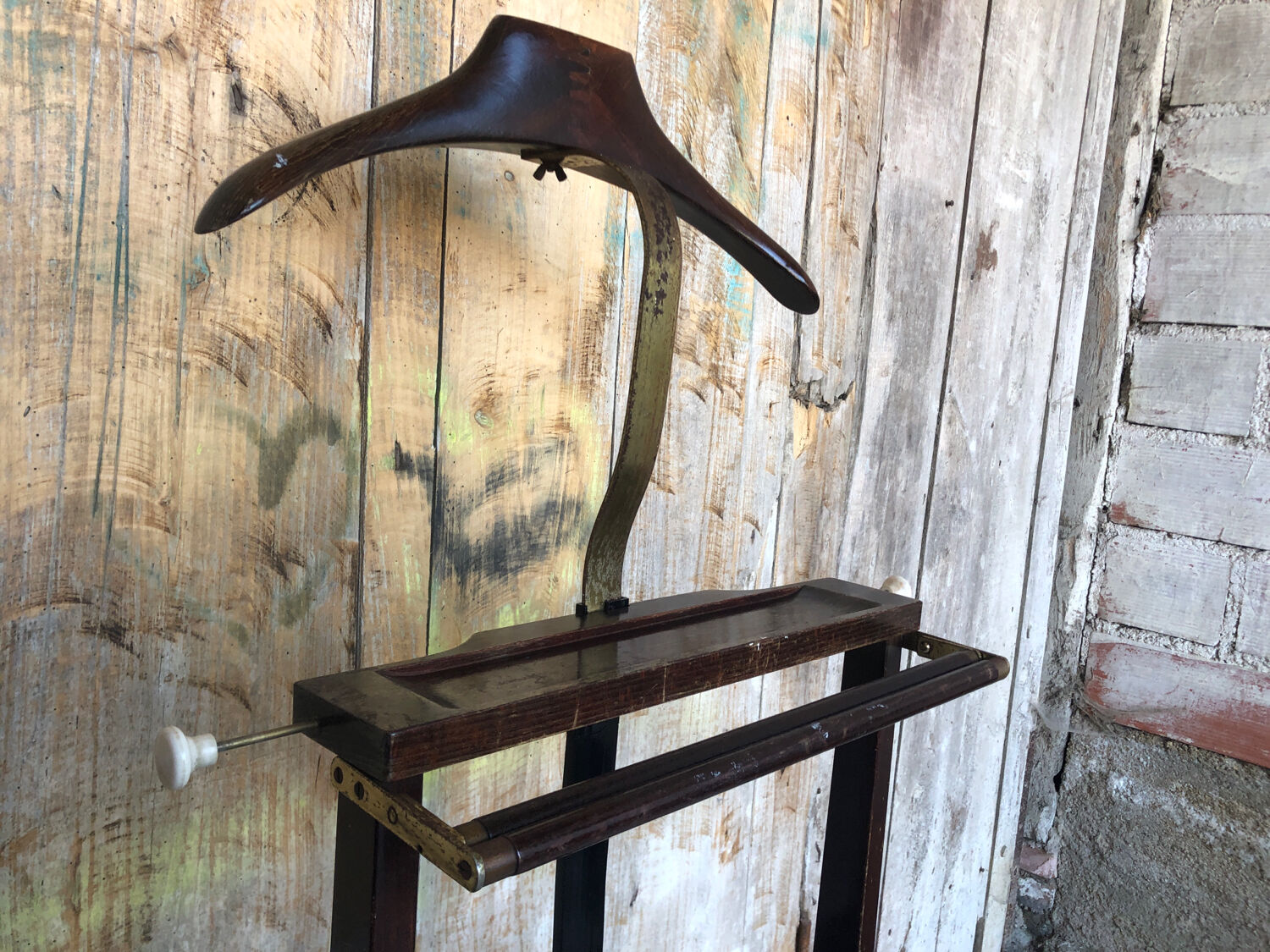 Valet wood made in italy vintage