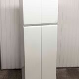Bathroom cabinet in white metal 1960