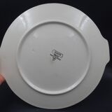 Digoin earthenware pie dish - Sarreguemines- Model Cannes - Rose decoration - circa 1940