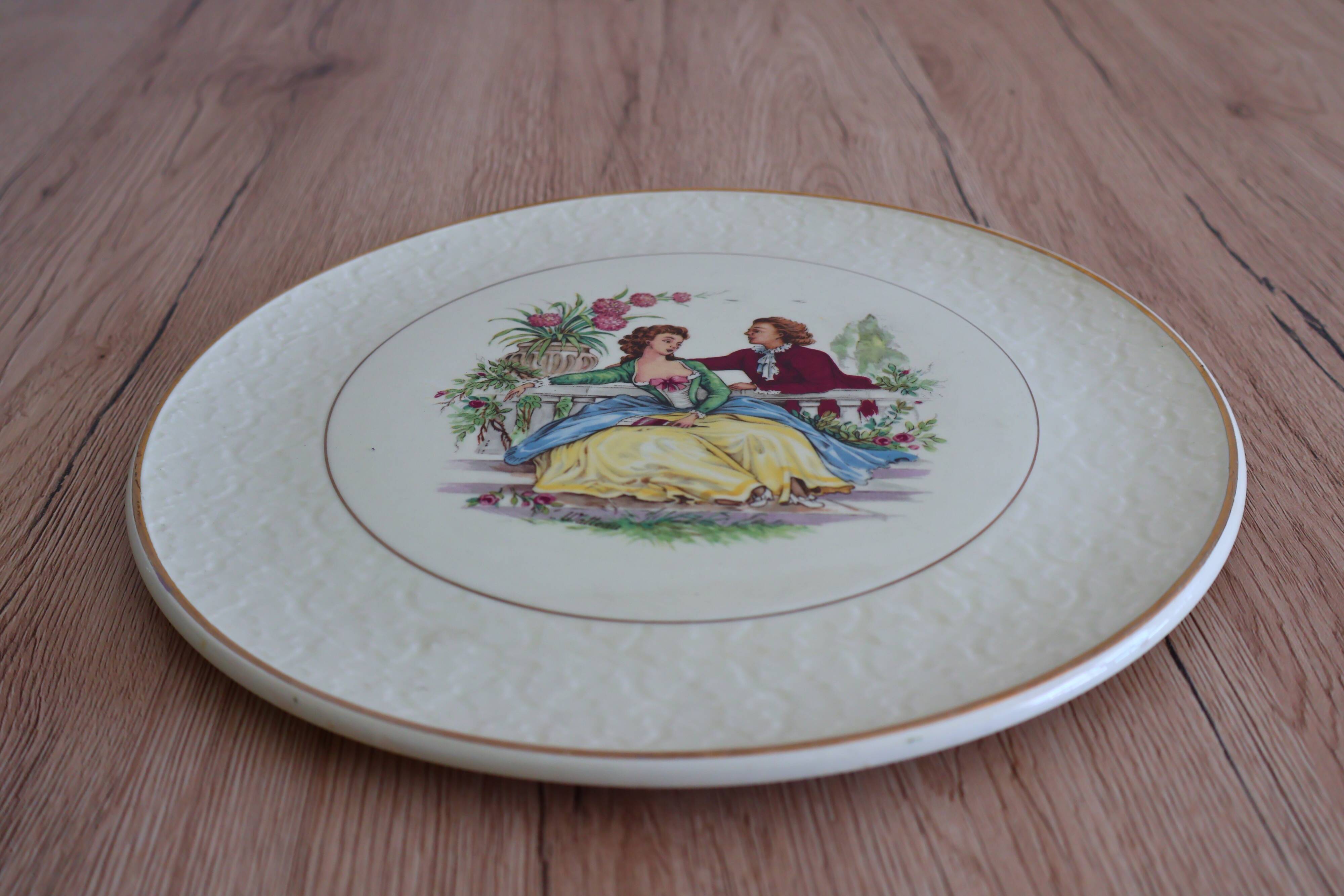 Cake dish collection Watteau St. Amand