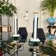 Modernist Art Deco lamps in opaline - 20th century lighting - Modern Design