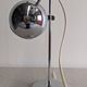 Chrome eye ball lamp, space age, Germany circa 1970.