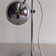 Chrome eye ball lamp, space age, Germany circa 1970.