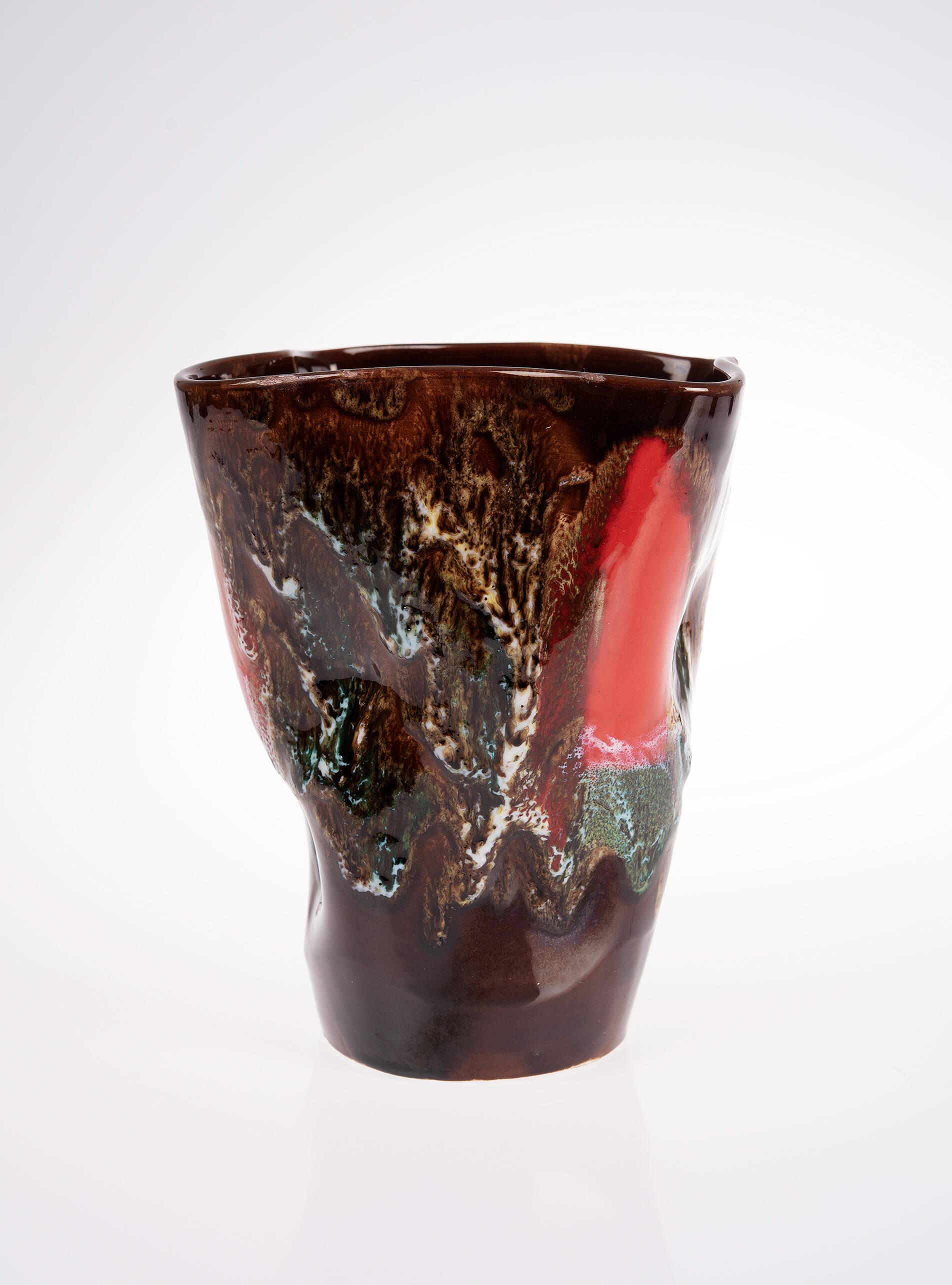Vase en terre cuite, original de vallauris