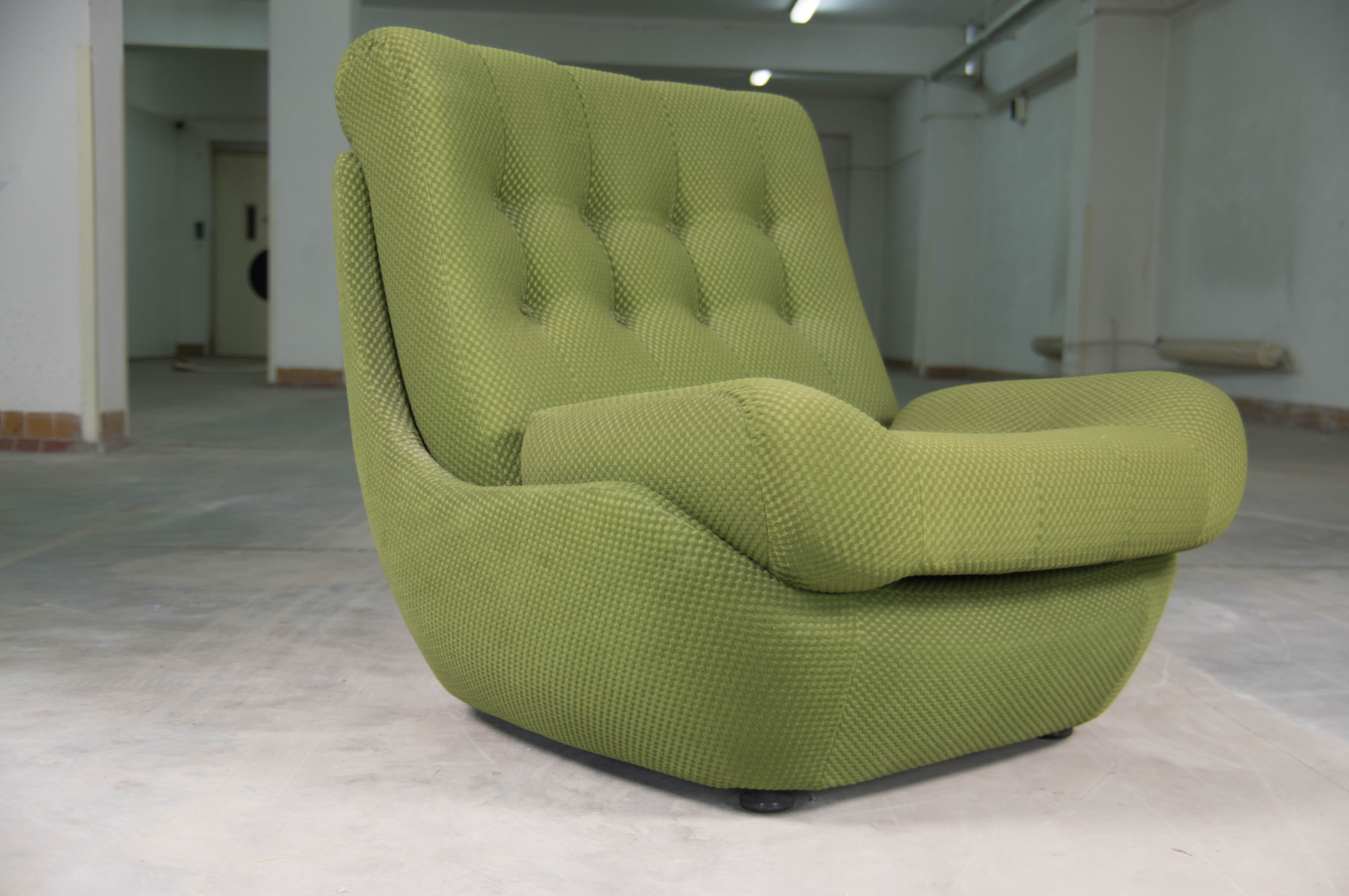 Design armchair, 1970s, four items available