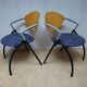 Set of 6 Vepa Alpine stackable armchairs/ conference chairs, Memphis Style