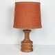 Lampe pied en bois