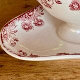 Saucière Saint Amandinoise décor Les Oeuillets