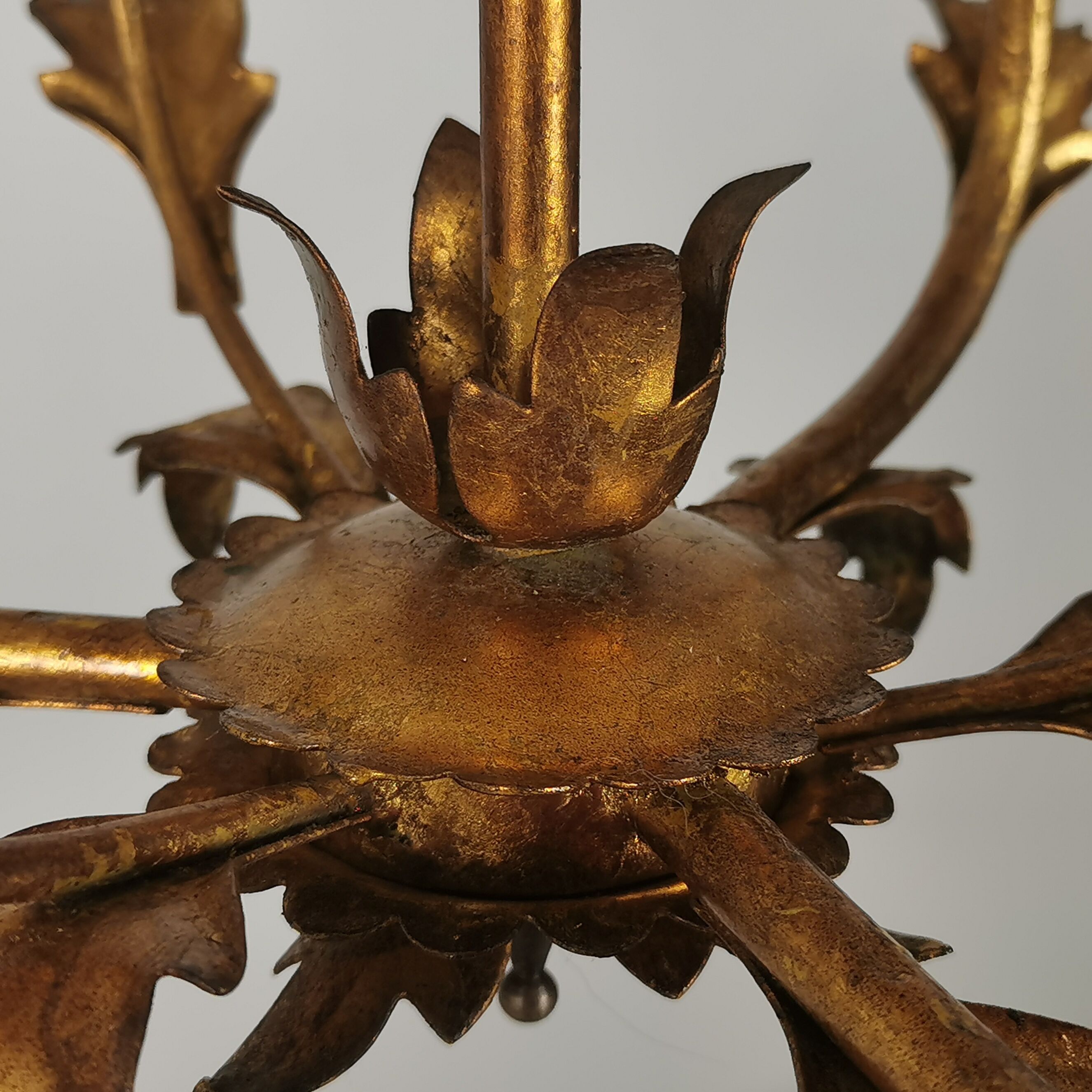 Lustre italien "feuilles"