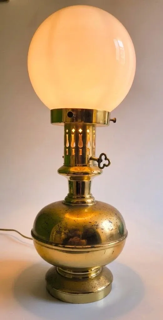 Mid Century lamp in Neoclassical Revival style