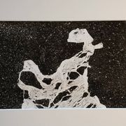 Black and white film photography, abstract.