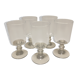 Lot de verres en verre soufflé