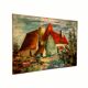 Signed painting by Bertolutti (Lucien, 1941 - referenced at Lotz) – oil on canvas - country house.