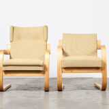 Armchairs model 401& 402 by Alvar Aalto for Artek 1940