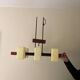 Scandinavian-style teak suspension