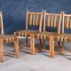 Chaises Vintage en Chêne, Danemark, 1960s, Set de 4