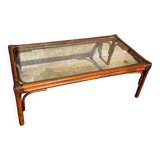 rattan coffee table