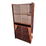 Glass bookcase by D. Rozaffy – 1960
