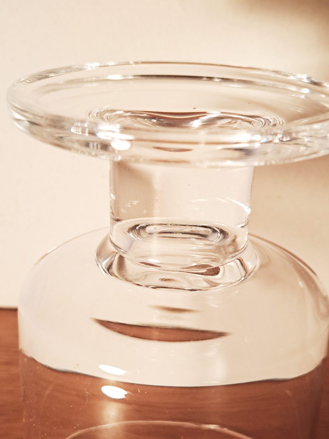 Set 11 glasses blown crystal 1970