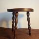 Tabouret bois tripode