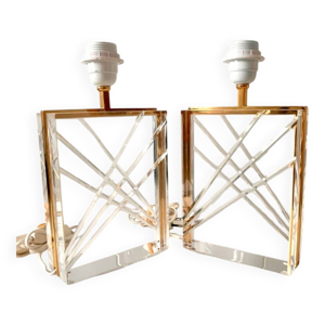 Paire lampe table - 1970