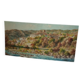 Painting Amélie les Bains Palalda signed by Saint Georges