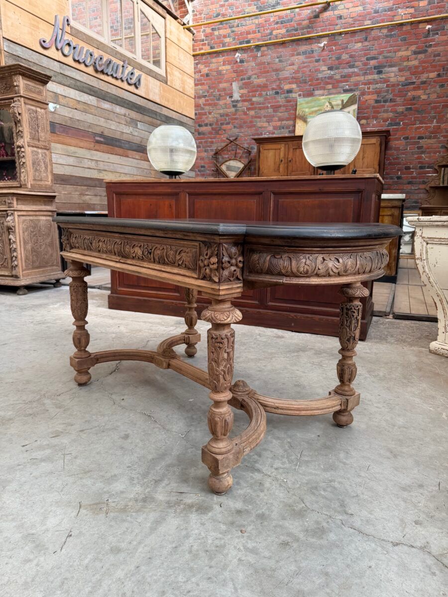 Console en chêne 19ème