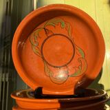Assiettes creuses en terre cuite vernissée Maroc