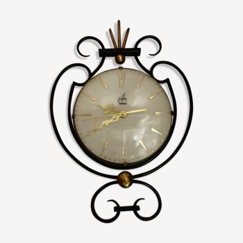 Japy vintage wrought iron clock pendule vintage top