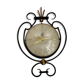 Japy vintage wrought iron clock pendule vintage top