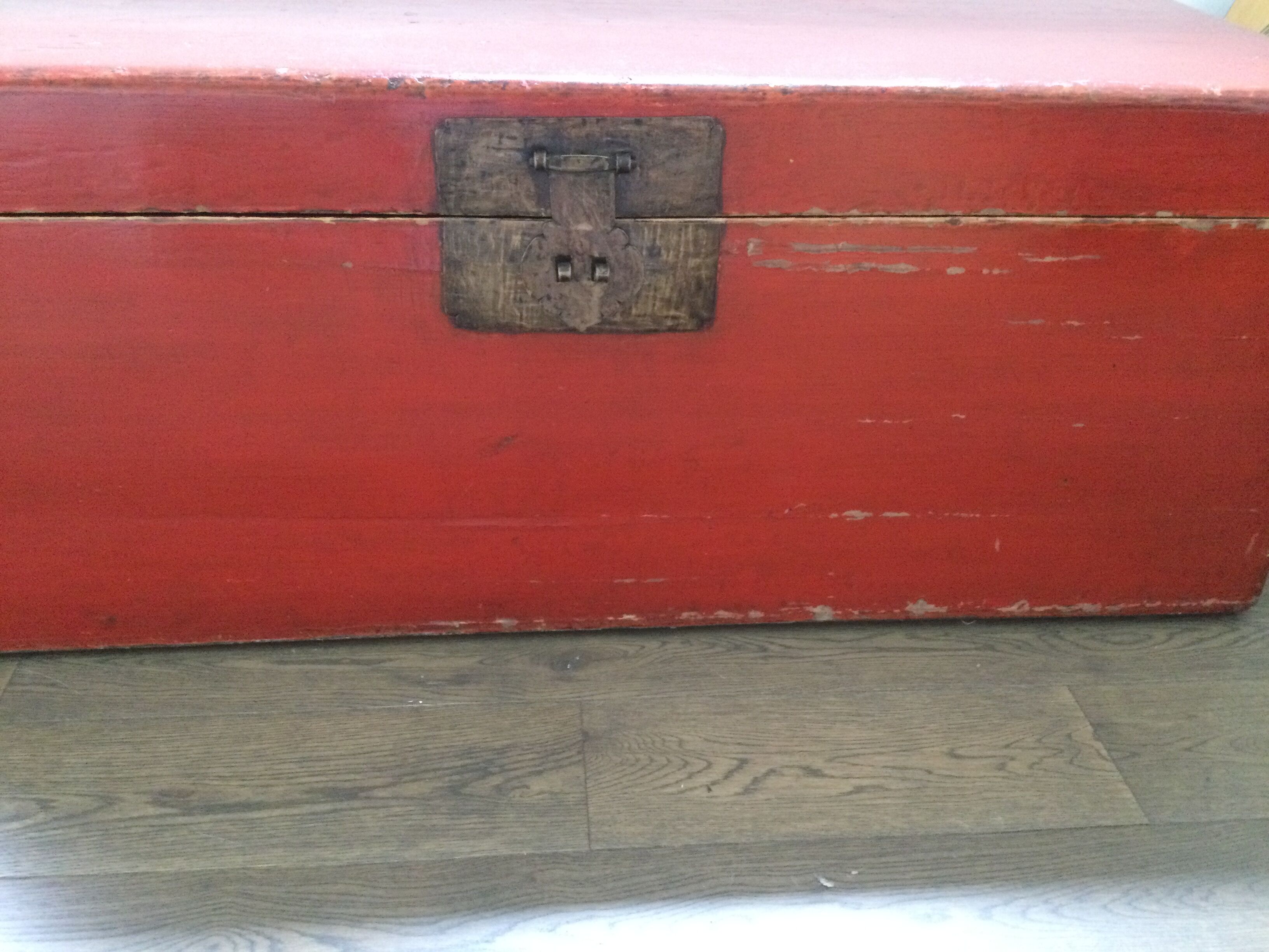 Wooden Chinese chest