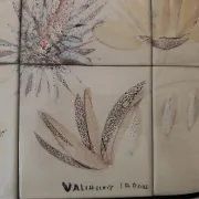 Vallauris coffee table "The Wheel"