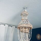 Bohemian shell pendant light
