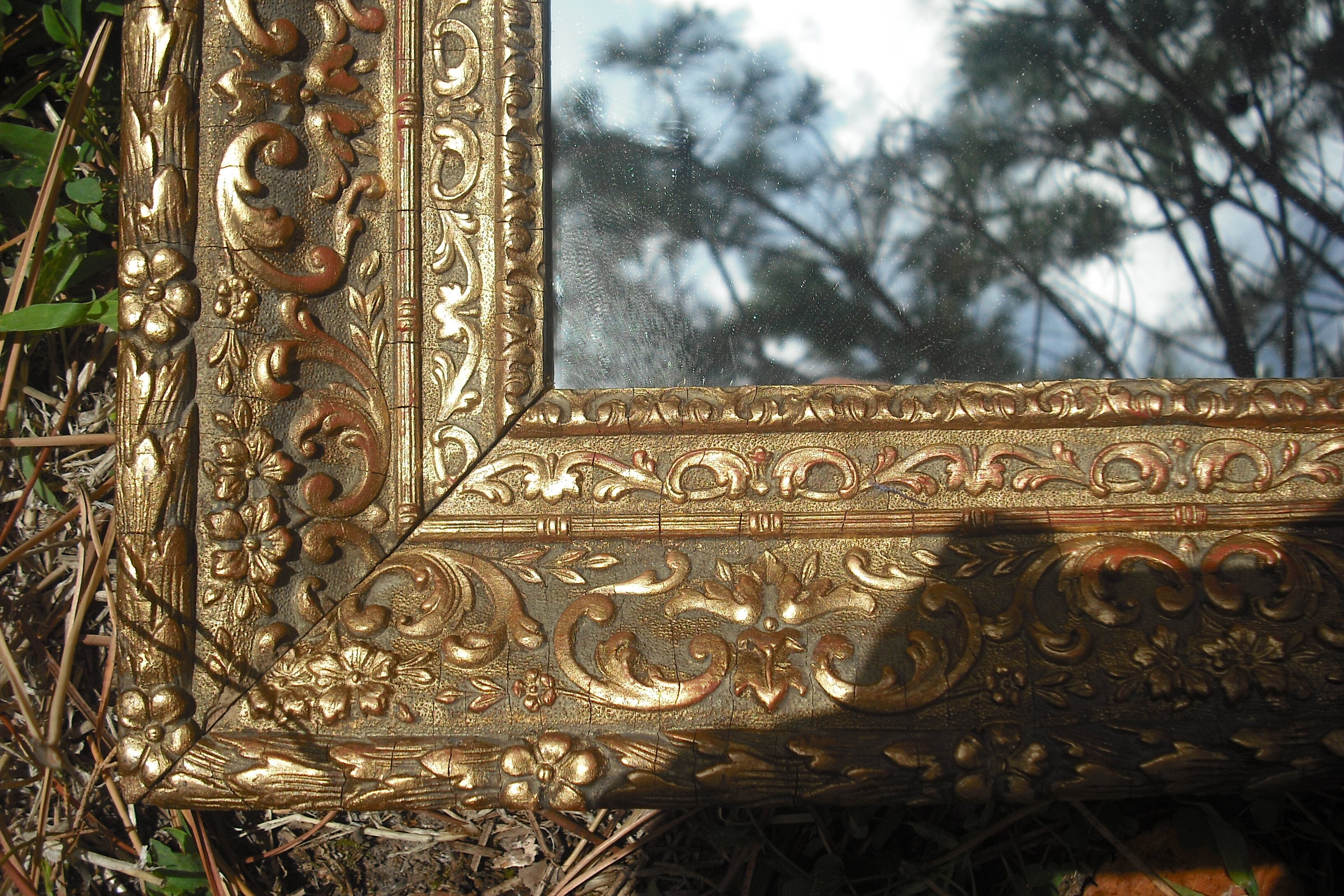 Grand Mirror Stuc Gold 63.8 / 50.2 - 19th