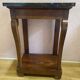 Restoration console in mahogany veneer