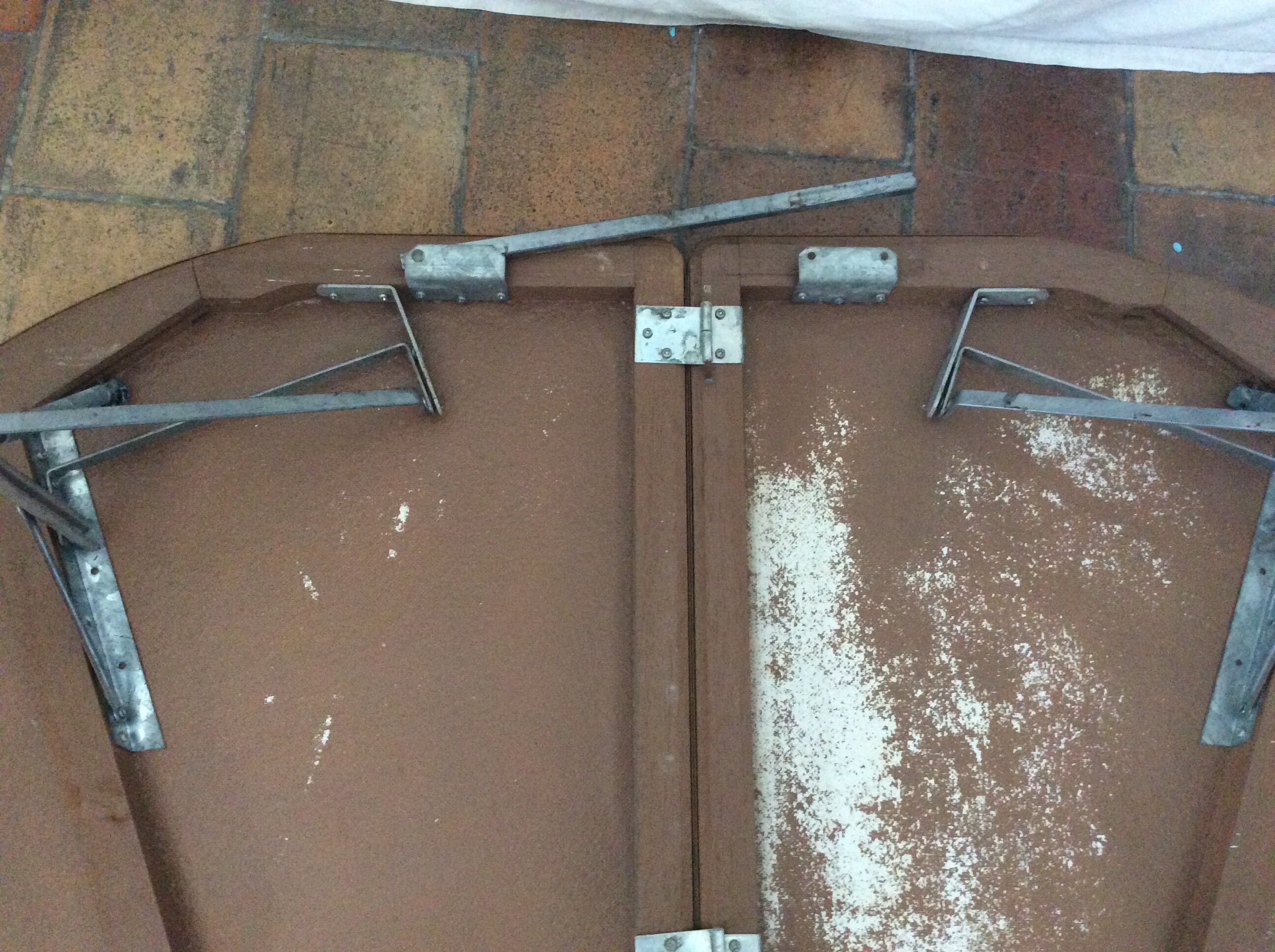 Vintage oval camping table