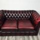 Leather sofa in Chesterfield style