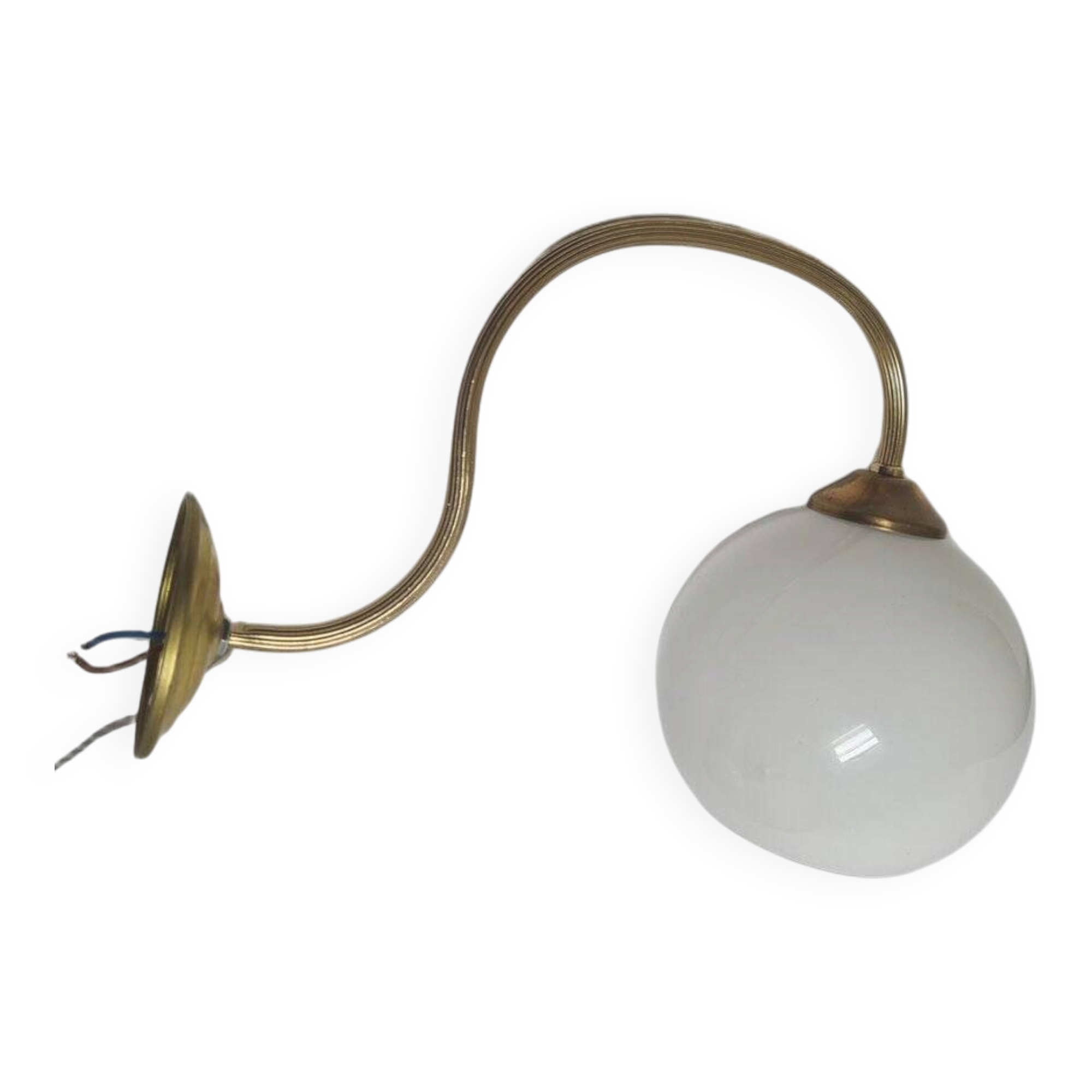 Vintage Art Deco wall lamp, Poland, 1950s