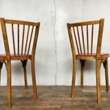Pair of baumann bistro chairs