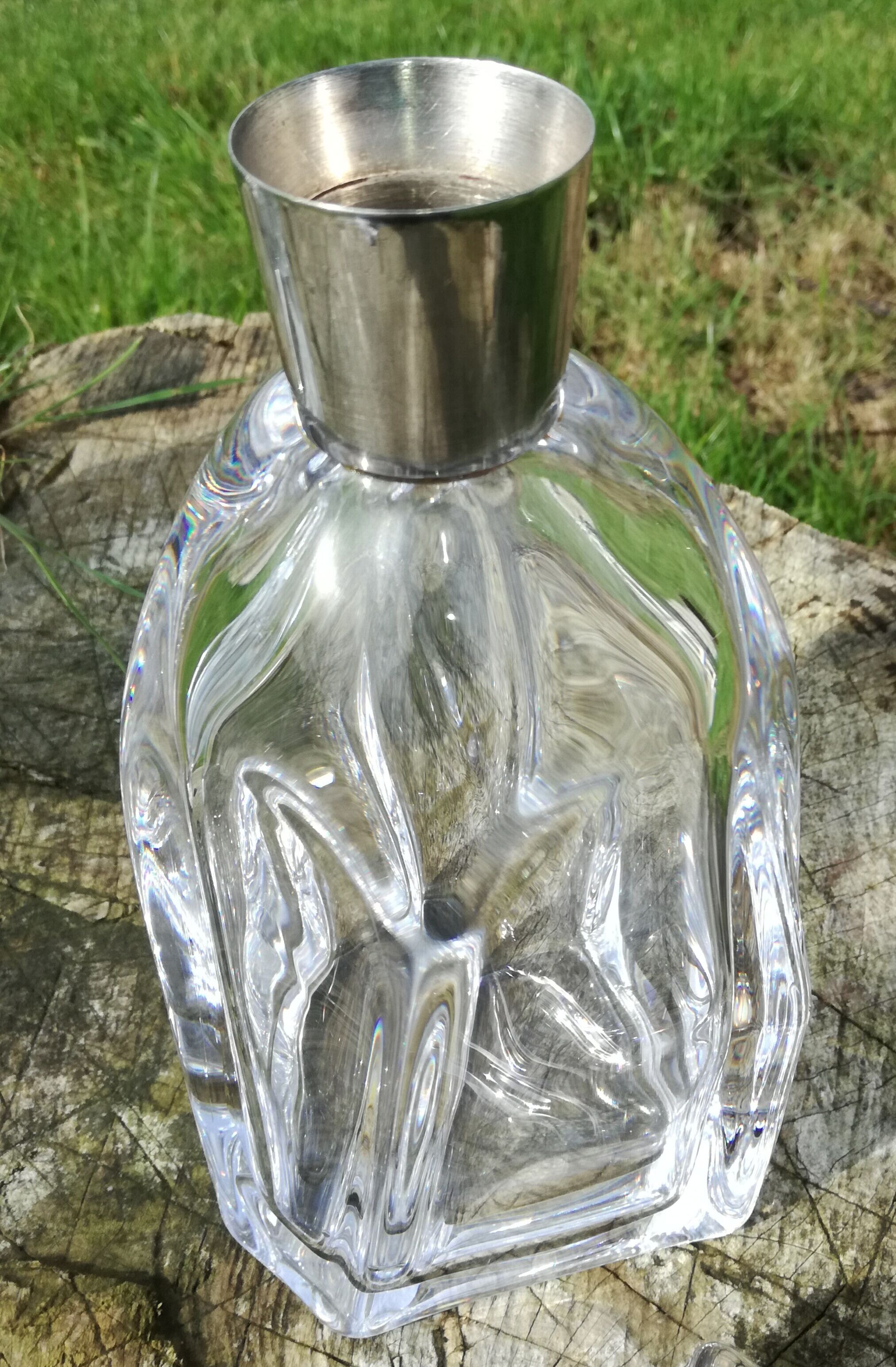 Carafe signed "Daum France" art deco style