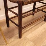 Banc en paille