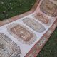 Vintage Turkish hallway rug 133x377 cm