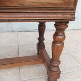 20th century walnut farmhouse table