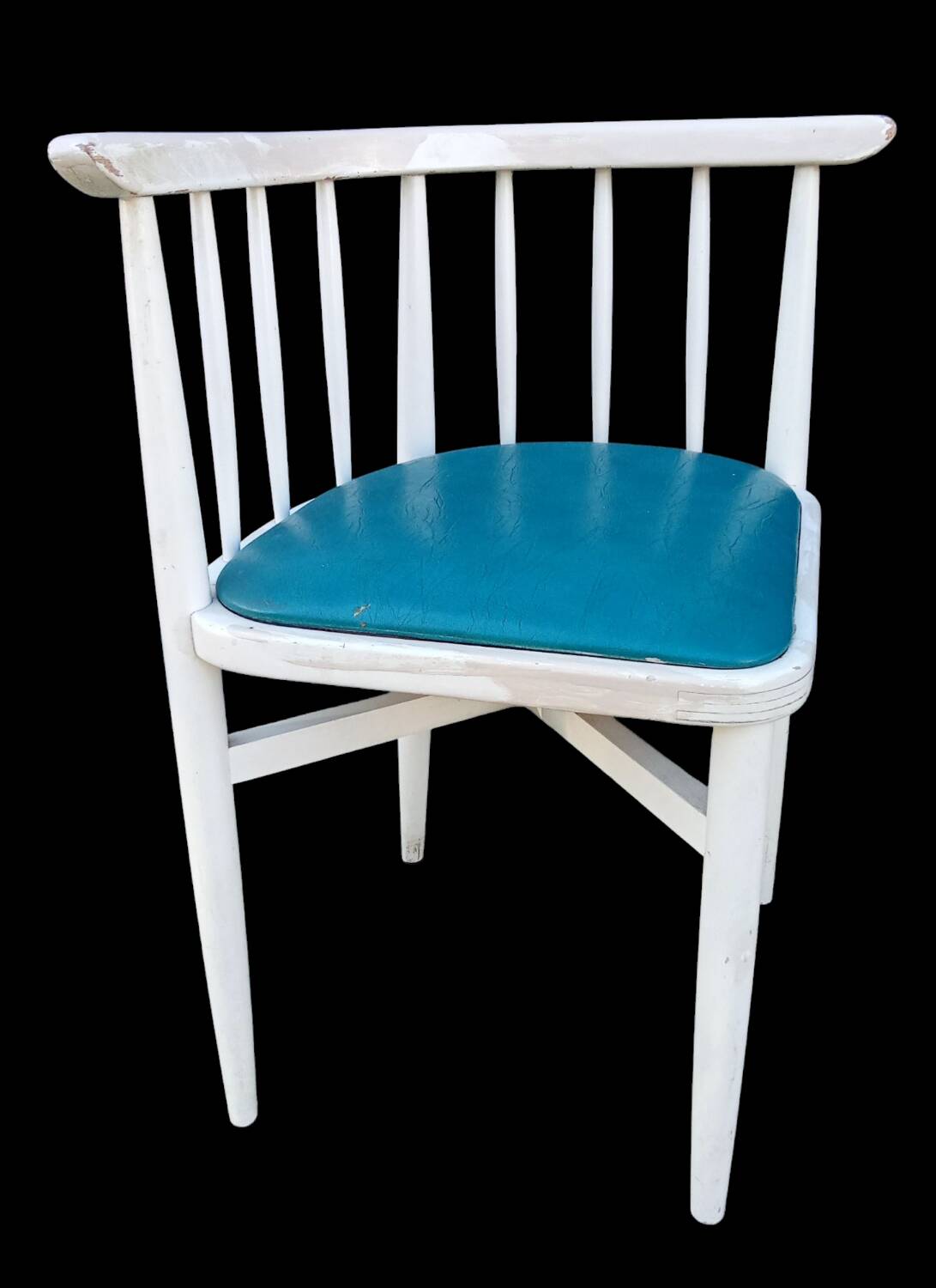 Serie de 4 chaises vintage encastrable d'angle Thonet