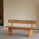 Banc de pin suédois du milieu du siècle, fabriqué par Carl Malmsten pour Karl Andersson &Söner, années 1960