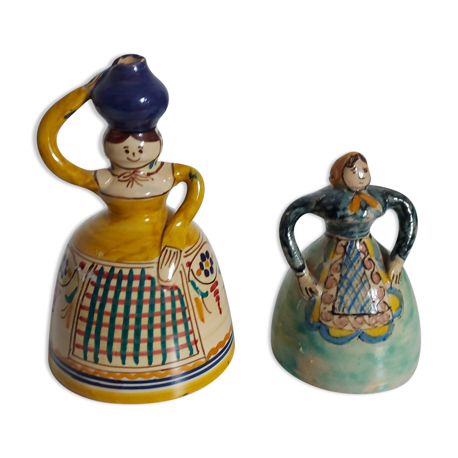 Pair of ceramic bells