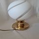Murano lamp mid century modern pretty shape and design in glass italy 1970