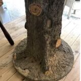Table de jardin faux bois style Rocaille